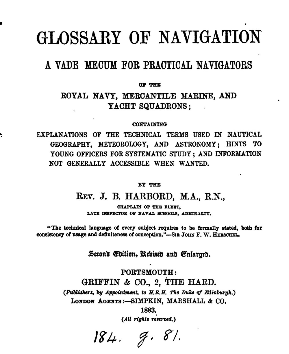 Cover für Glossary of navigation