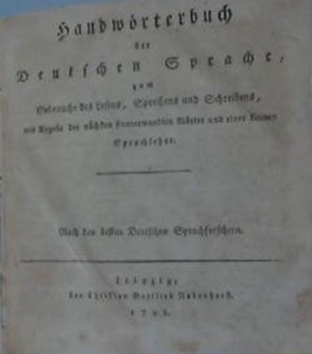 Cover für Handwörterbuch der deutschen Sprache