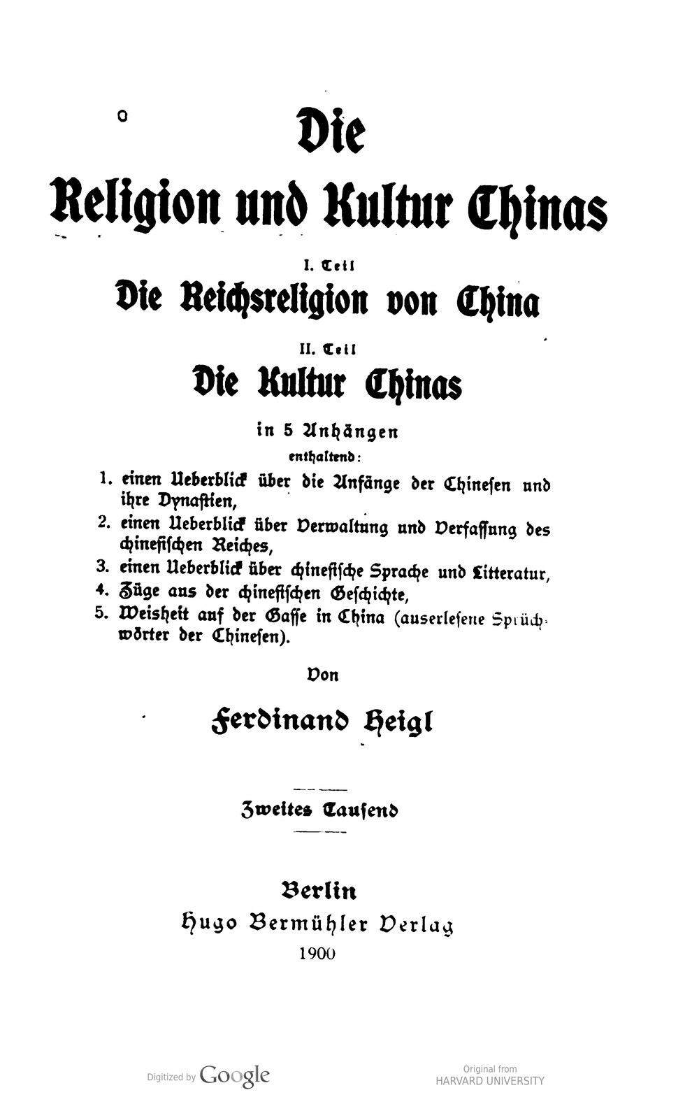 Cover für Weisheit auf der Gasse in China
