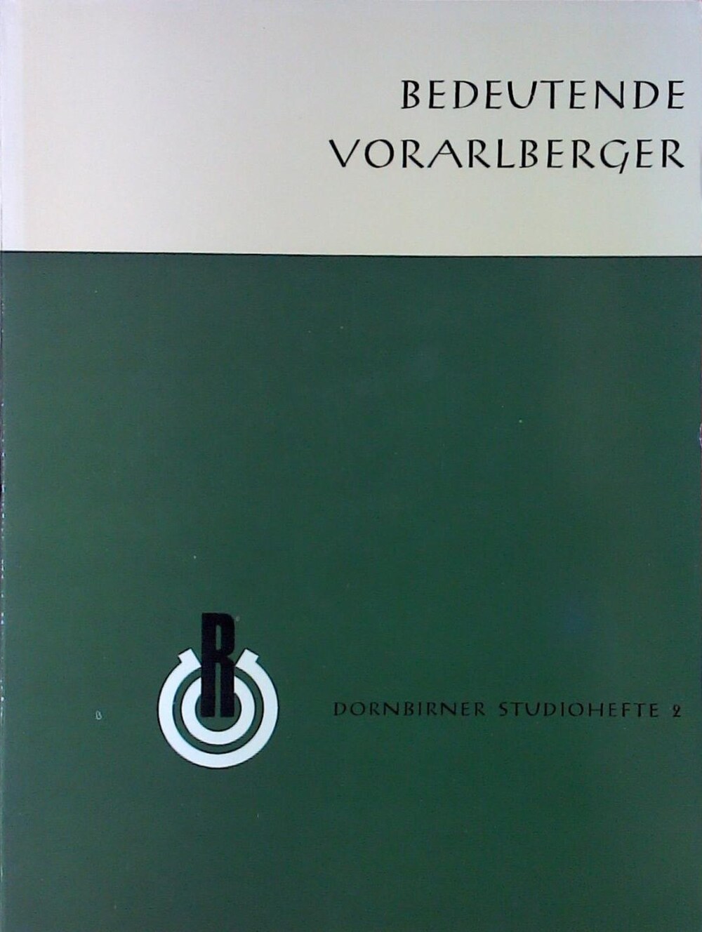 Cover für Bedeutende Vorarlberger