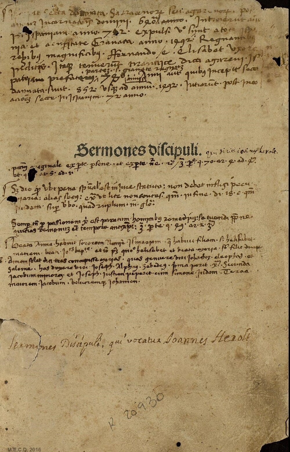 Cover für Sermones discipuli