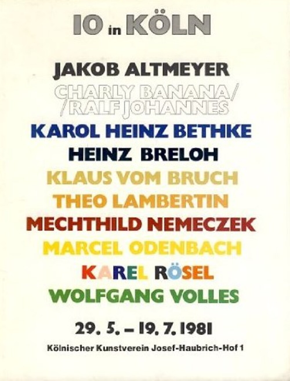 Cover für 10 in Köln