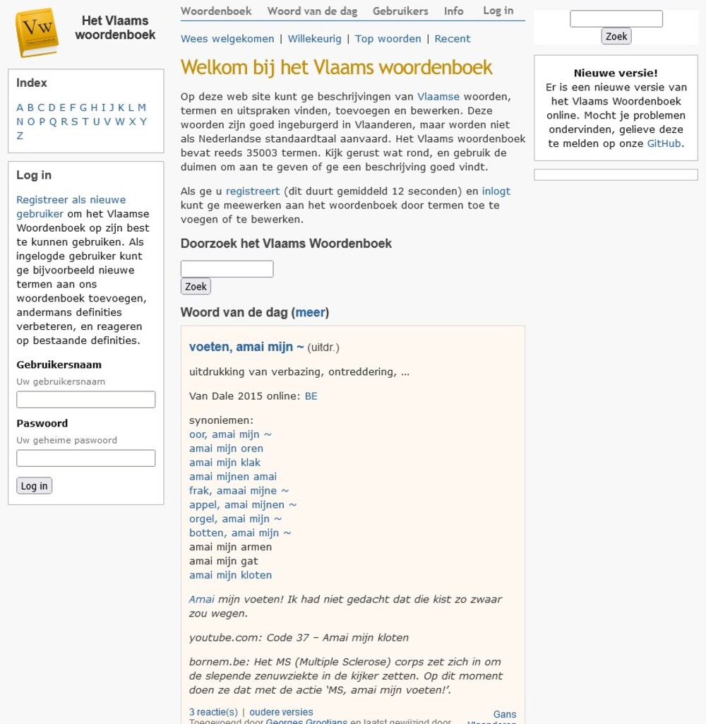 Cover für Het vlaams woordenboek