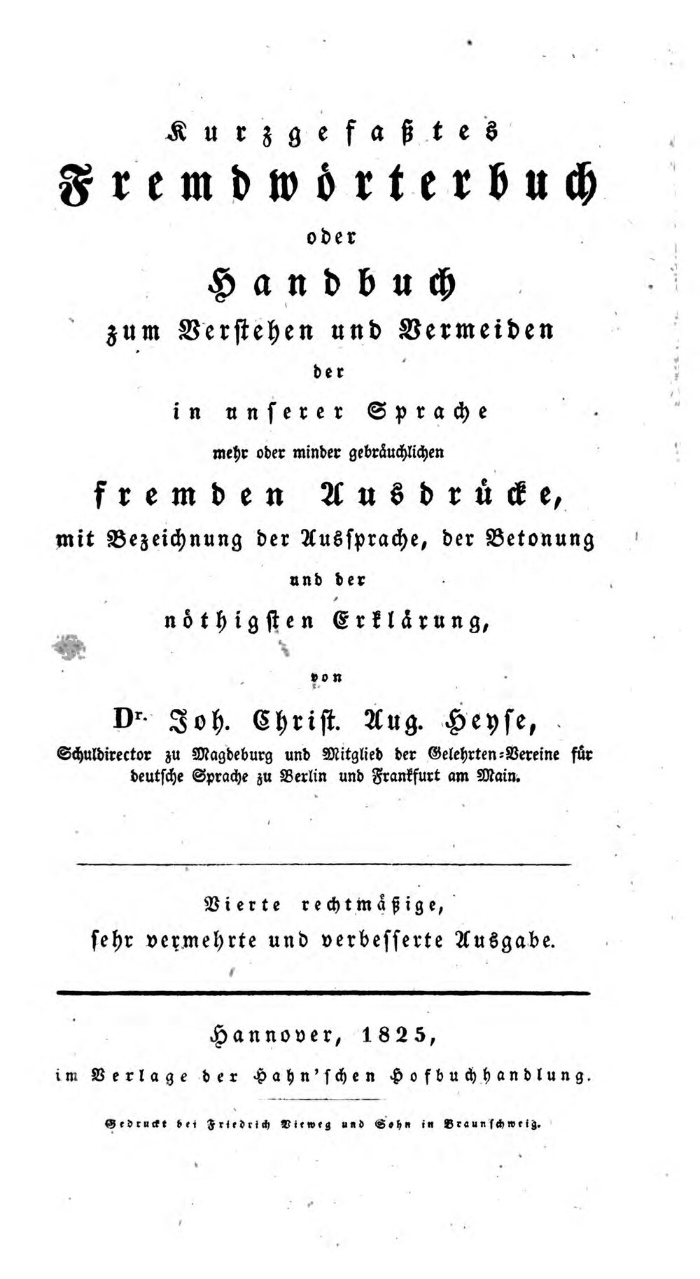 Cover für Kurzgefaßtes Fremdwörterbuch