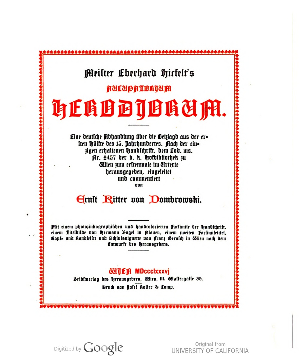 Cover für Aucupatorium herodiorum