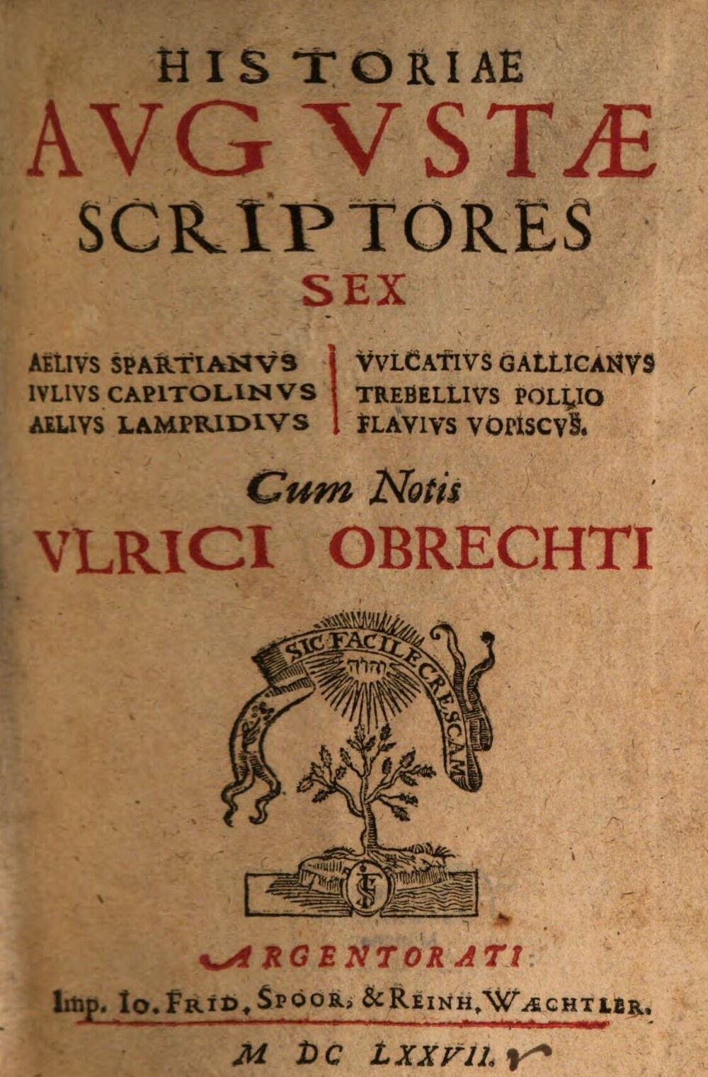 Cover für Historiae Augustae scriptores sex