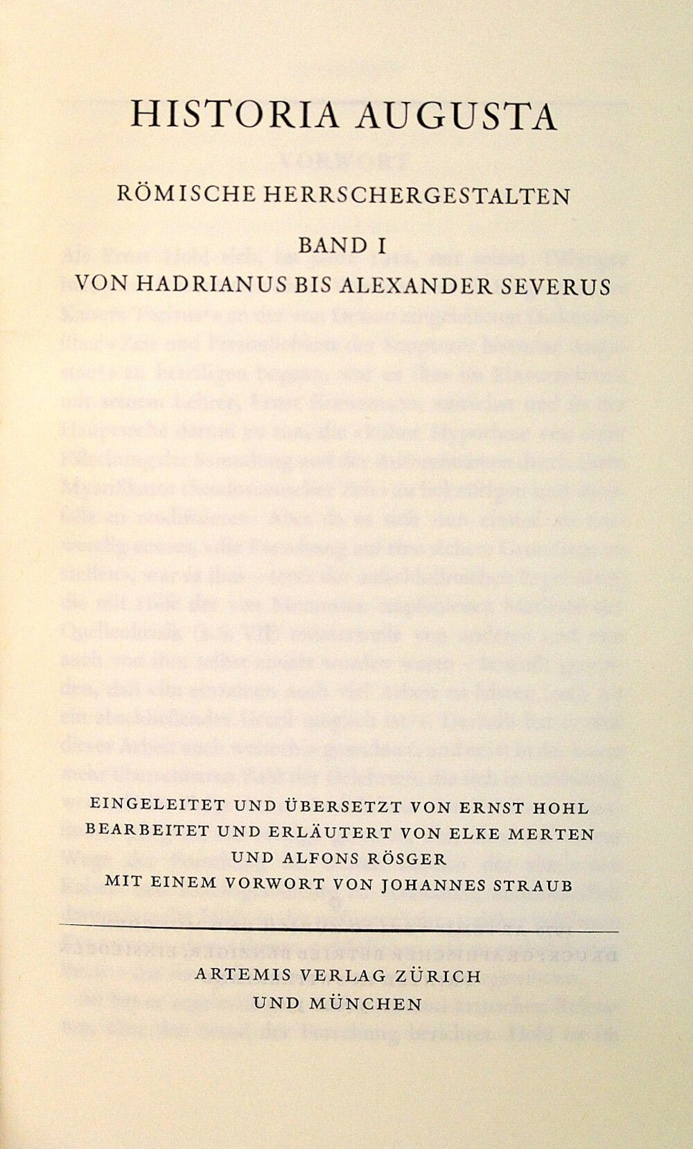 Cover für Historia Augusta