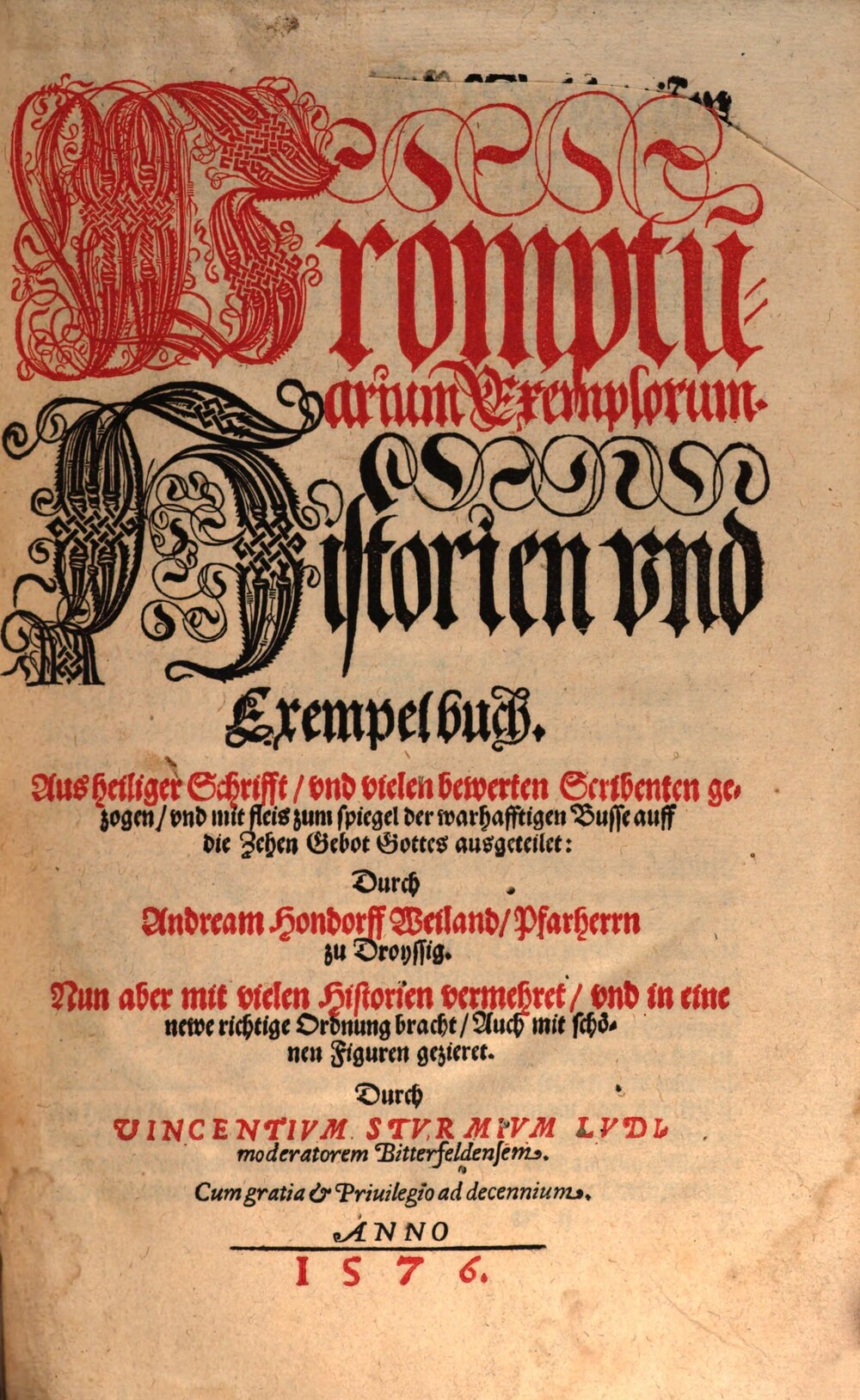 Cover für Promptuarium Exemplorum