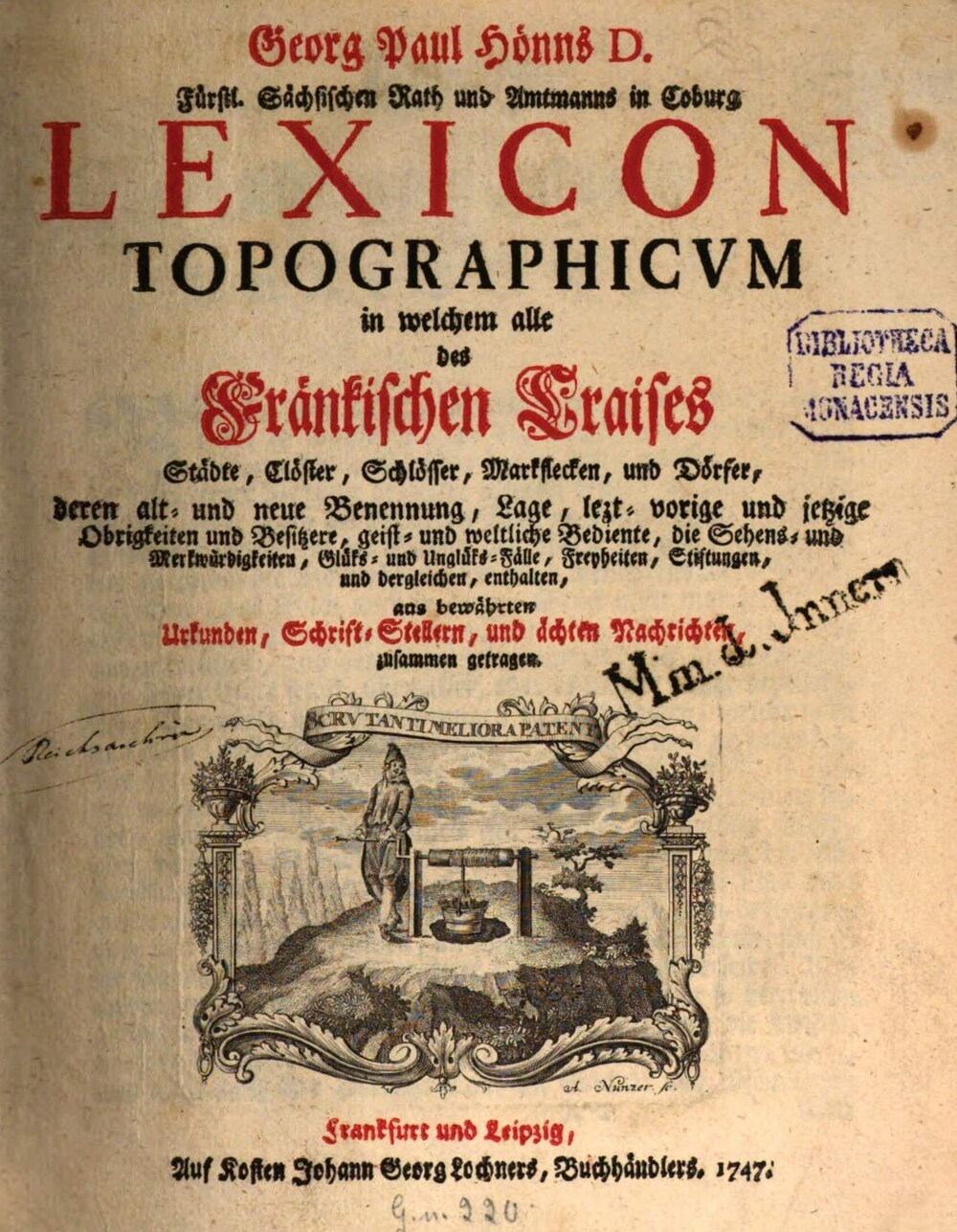 Cover für Lexicon topographicum