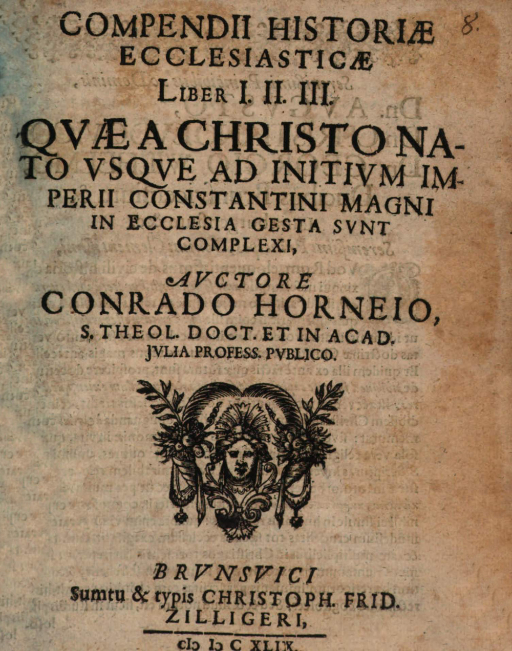 Cover für Compendii historiae ecclesiasticae