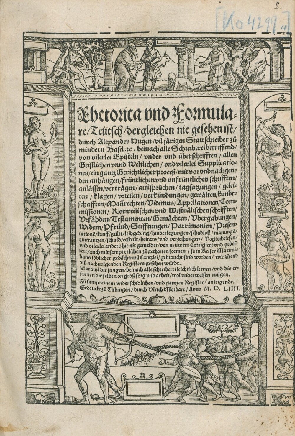 Cover für Von obgeschribnen Regeln volgen hernach Missiven und Episteln