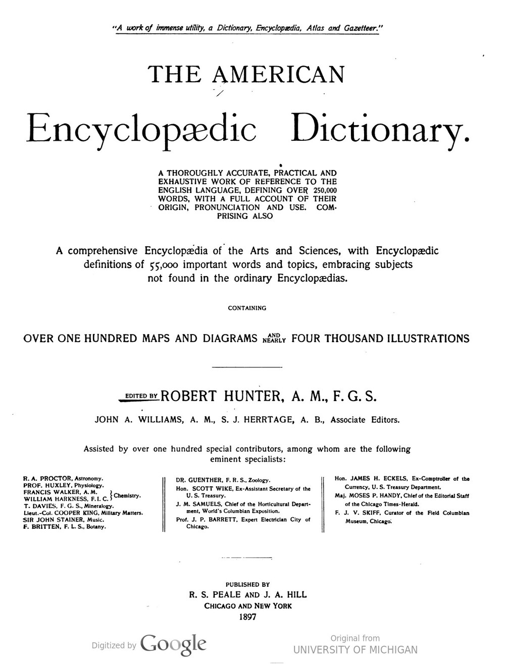Cover für The American encyclopaedic dictionary