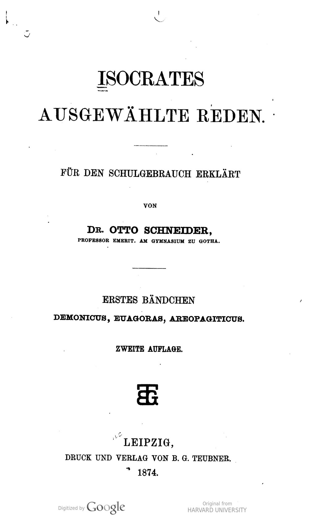 Cover für Ausgewählte Reden