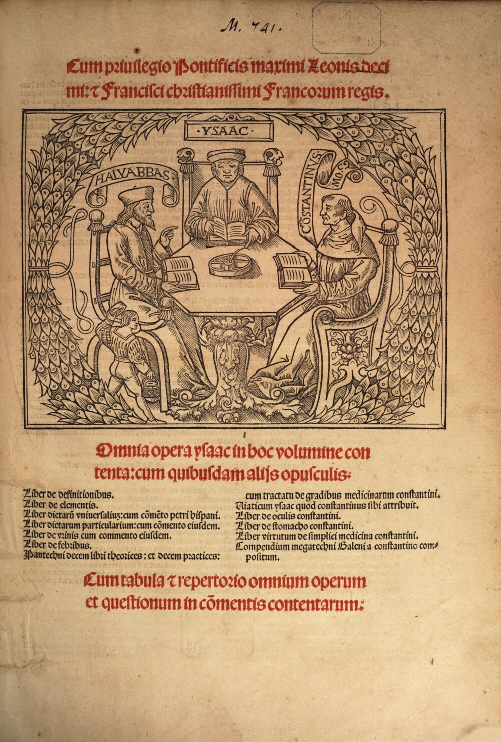Cover für Tractatus Constantini de gradibus medicinarum secundum ordinem alphabeti