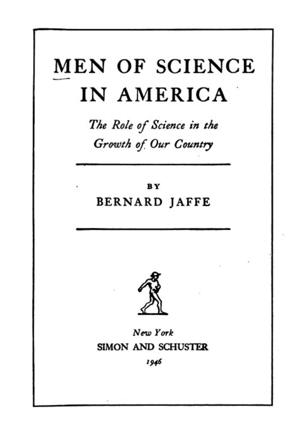 Cover für Men of science in America