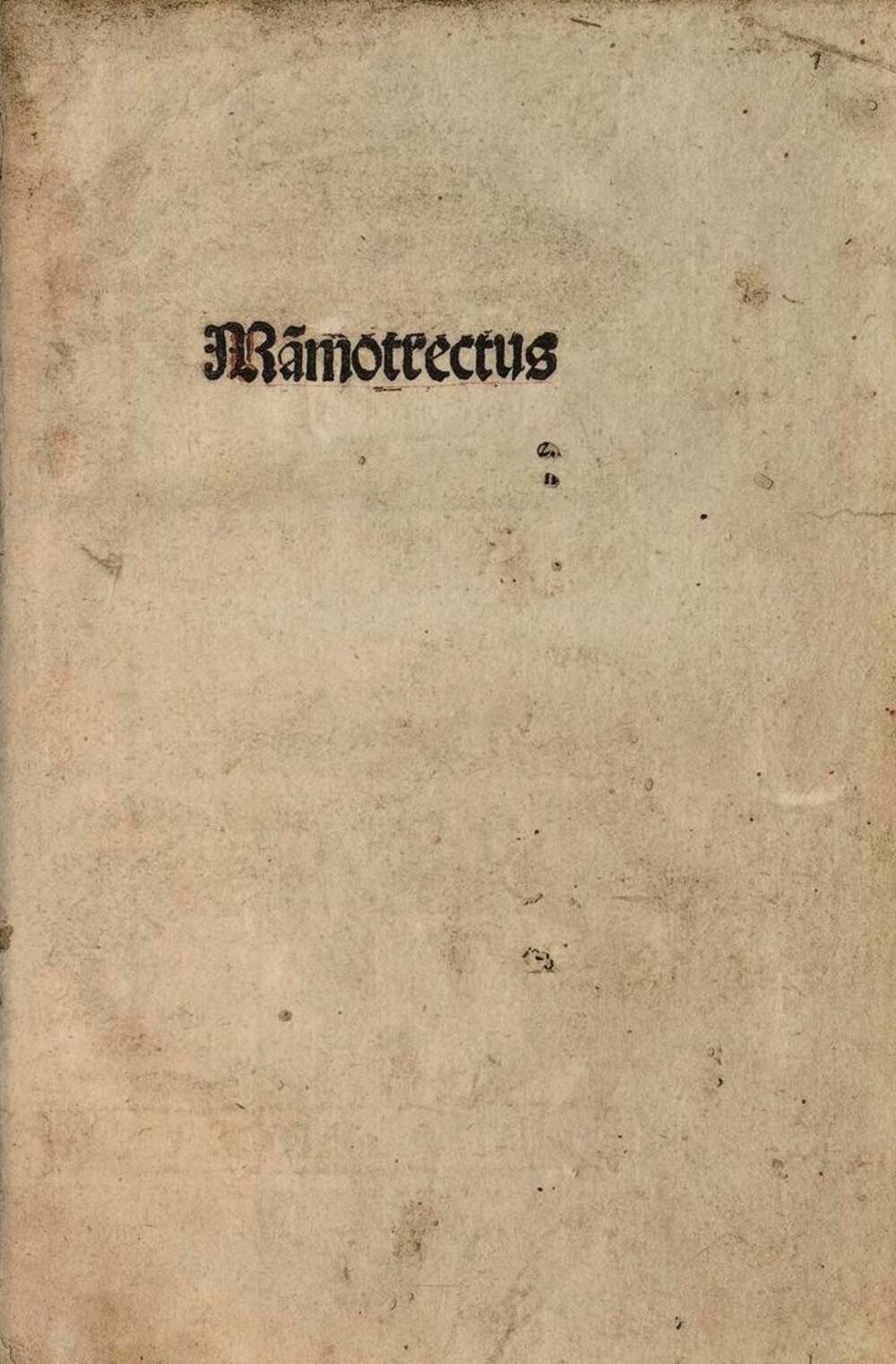 Cover für Mammotrectus