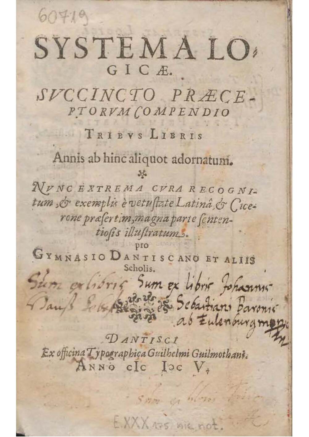 Cover für Systema logicae