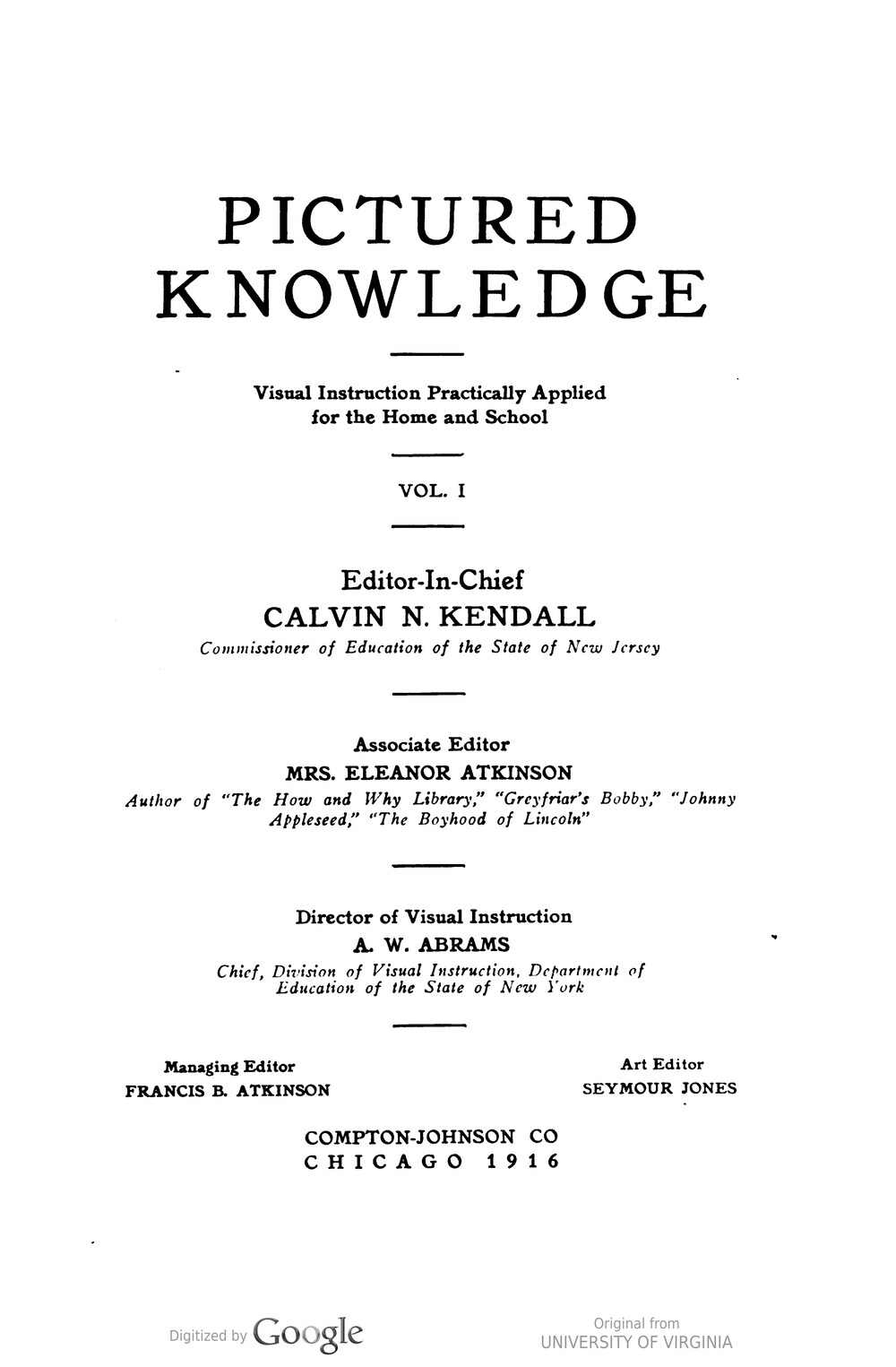 Cover für Pictured knowledge
