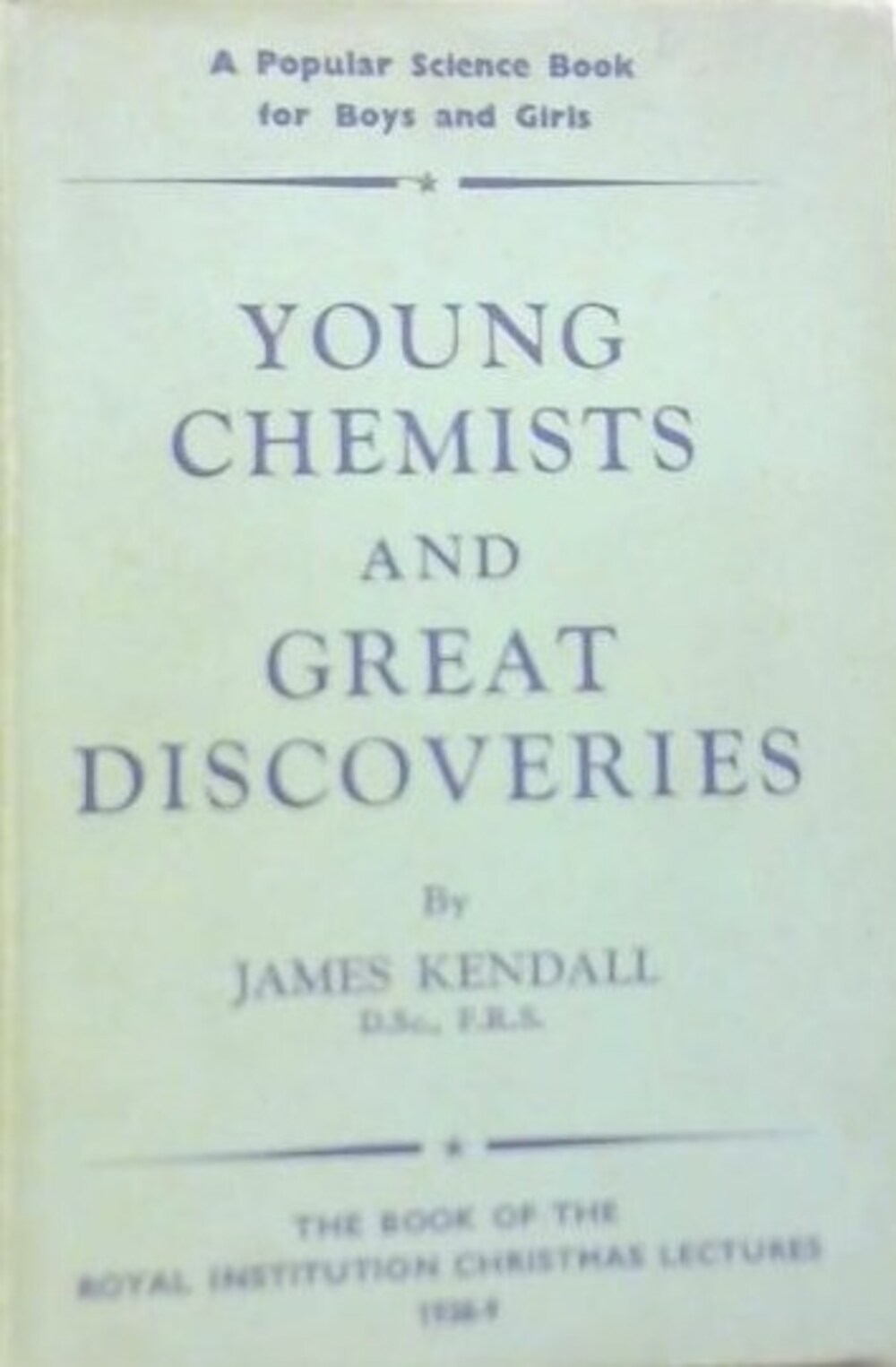 Cover für Young chemists and great discoveries