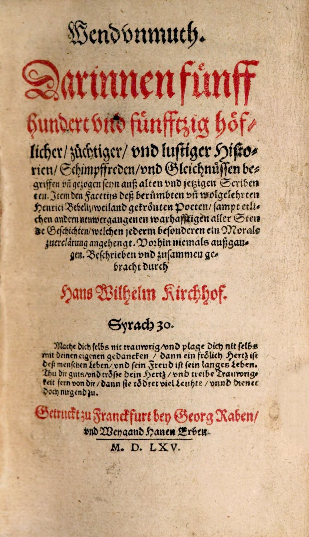 Cover für Wendunmuth