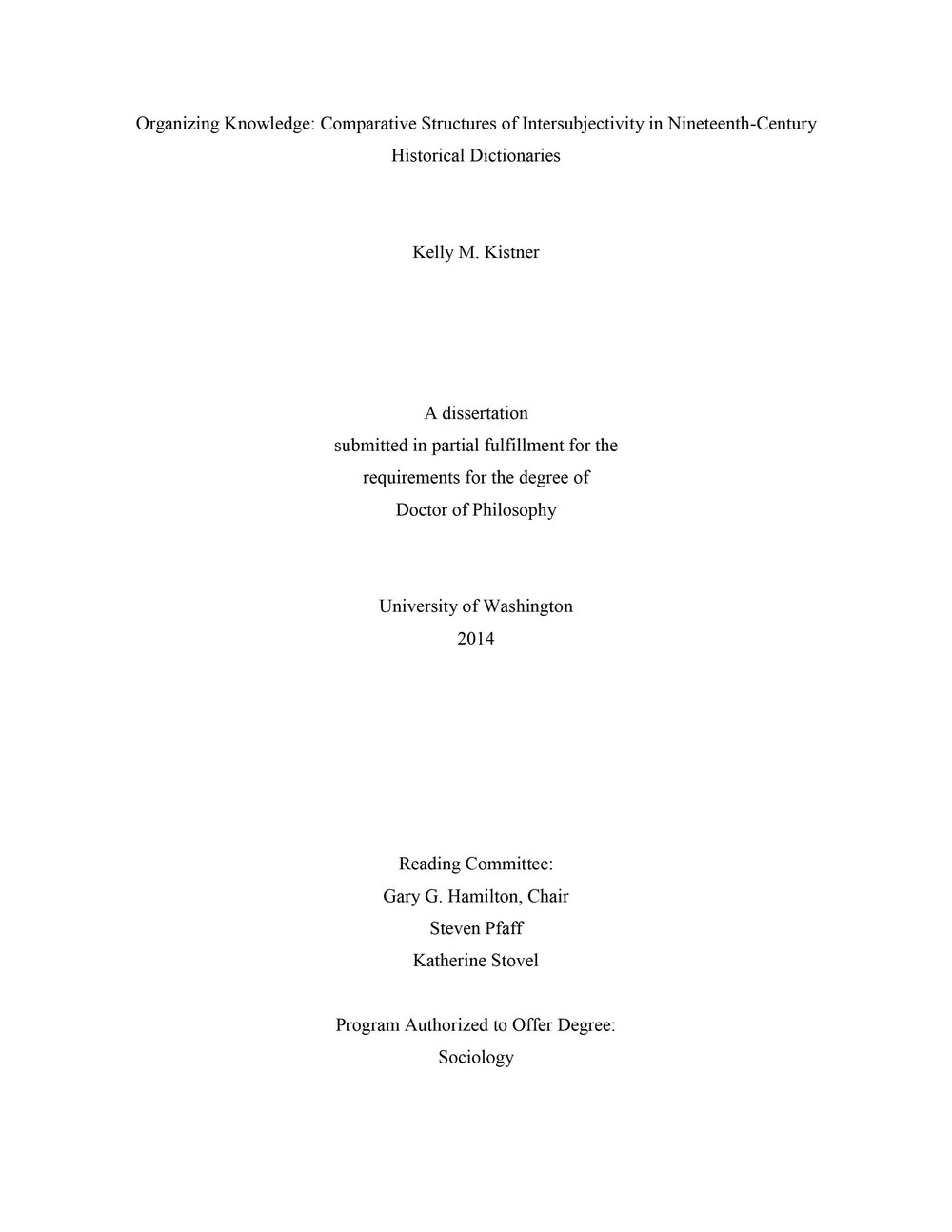 Cover für Organizing knowledge