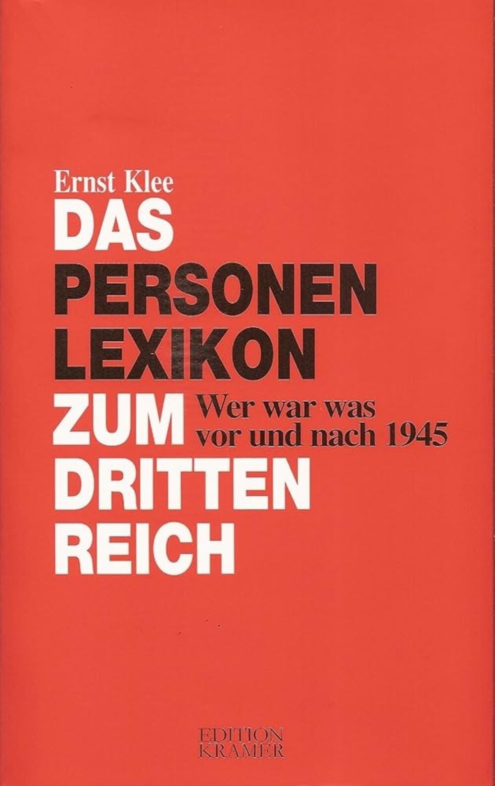 Cover für Das Personenlexikon zum Dritten Reich