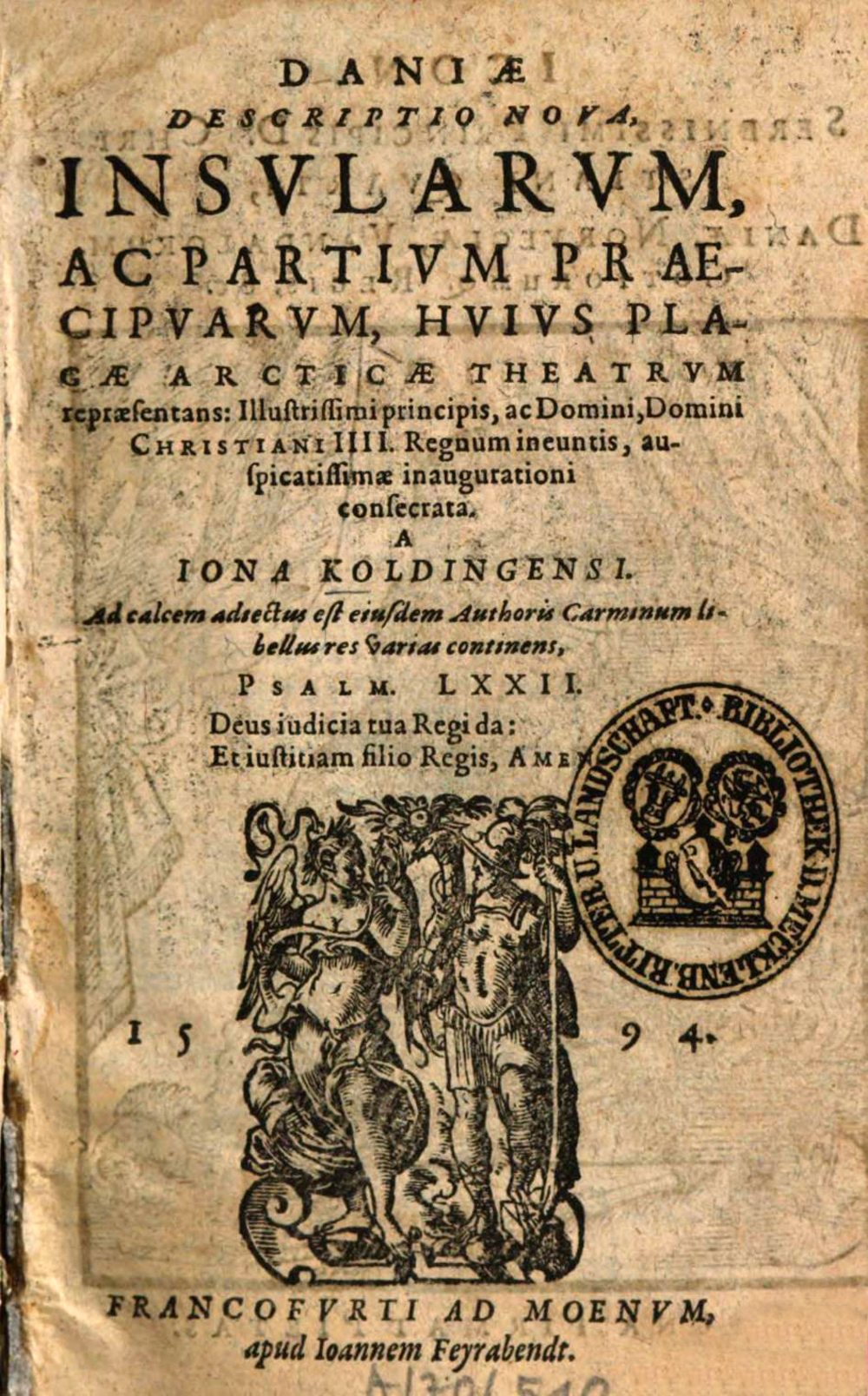 Cover für Daniae descriptio nova