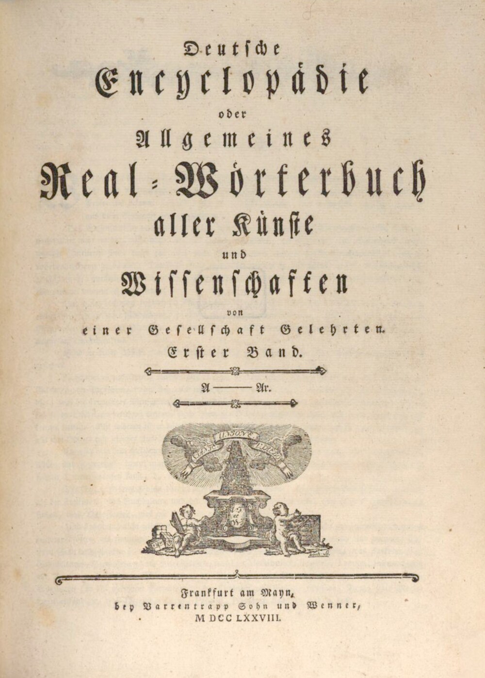 Cover für Deutsche Encyclopädie
