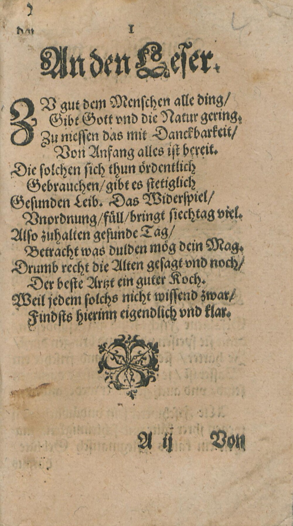 Cover für Küchenmeisterei