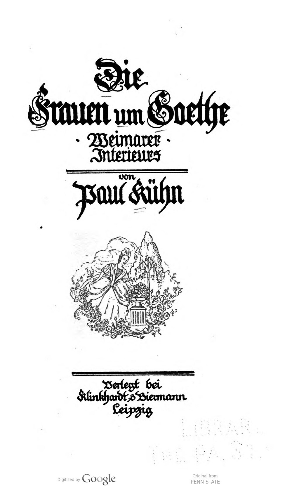 Cover für Die Frauen um Goethe