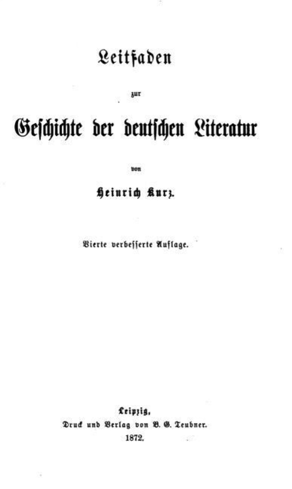 Cover für Leitfaden zur Geschichte der deutschen Literatur