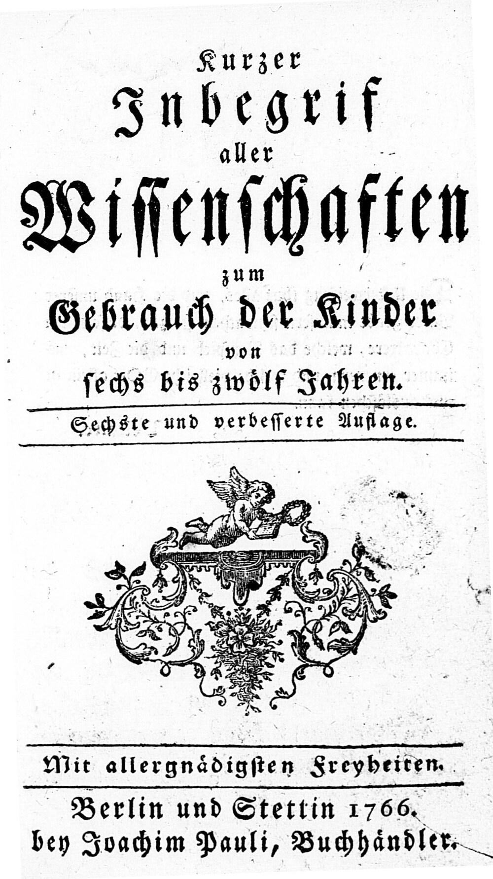Cover für Kurzer Inbegrif aller Wissenschaften