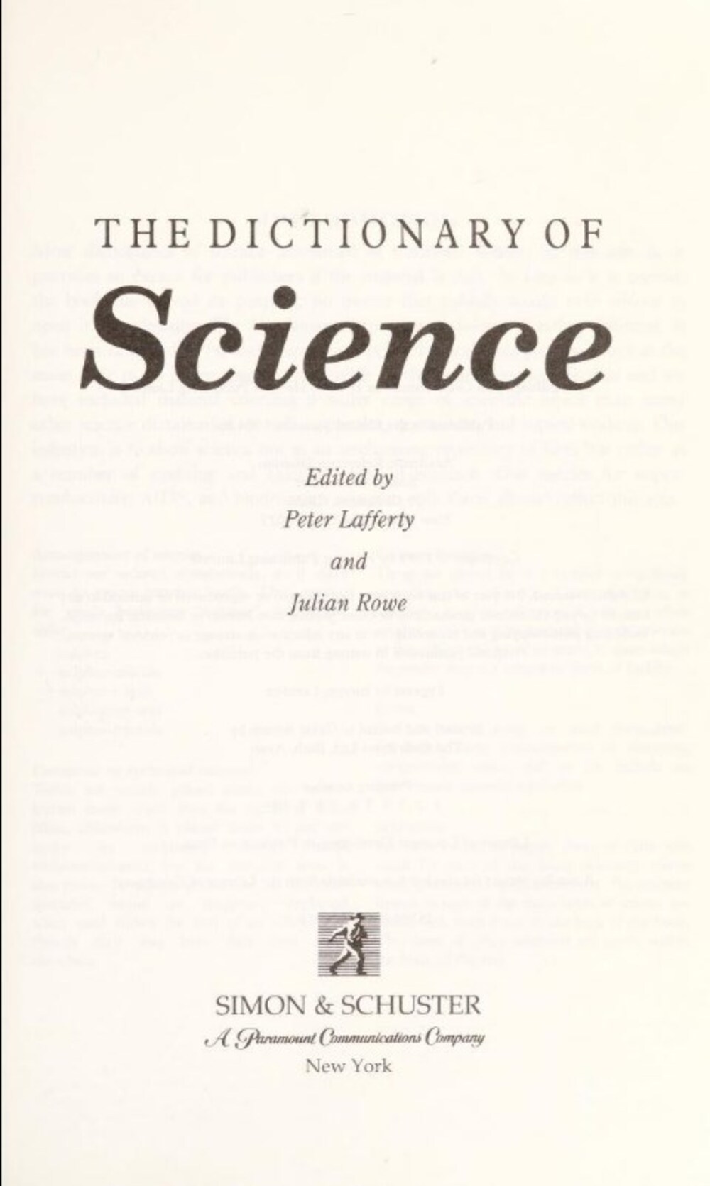 Cover für The dictionary of science
