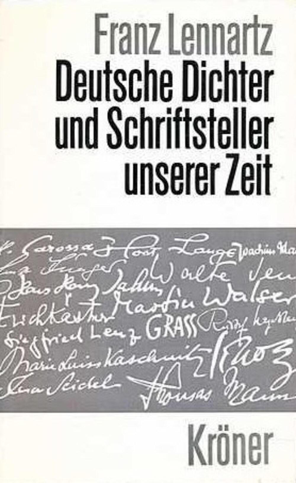 Cover für Deutsche Schriftsteller der Gegenwart