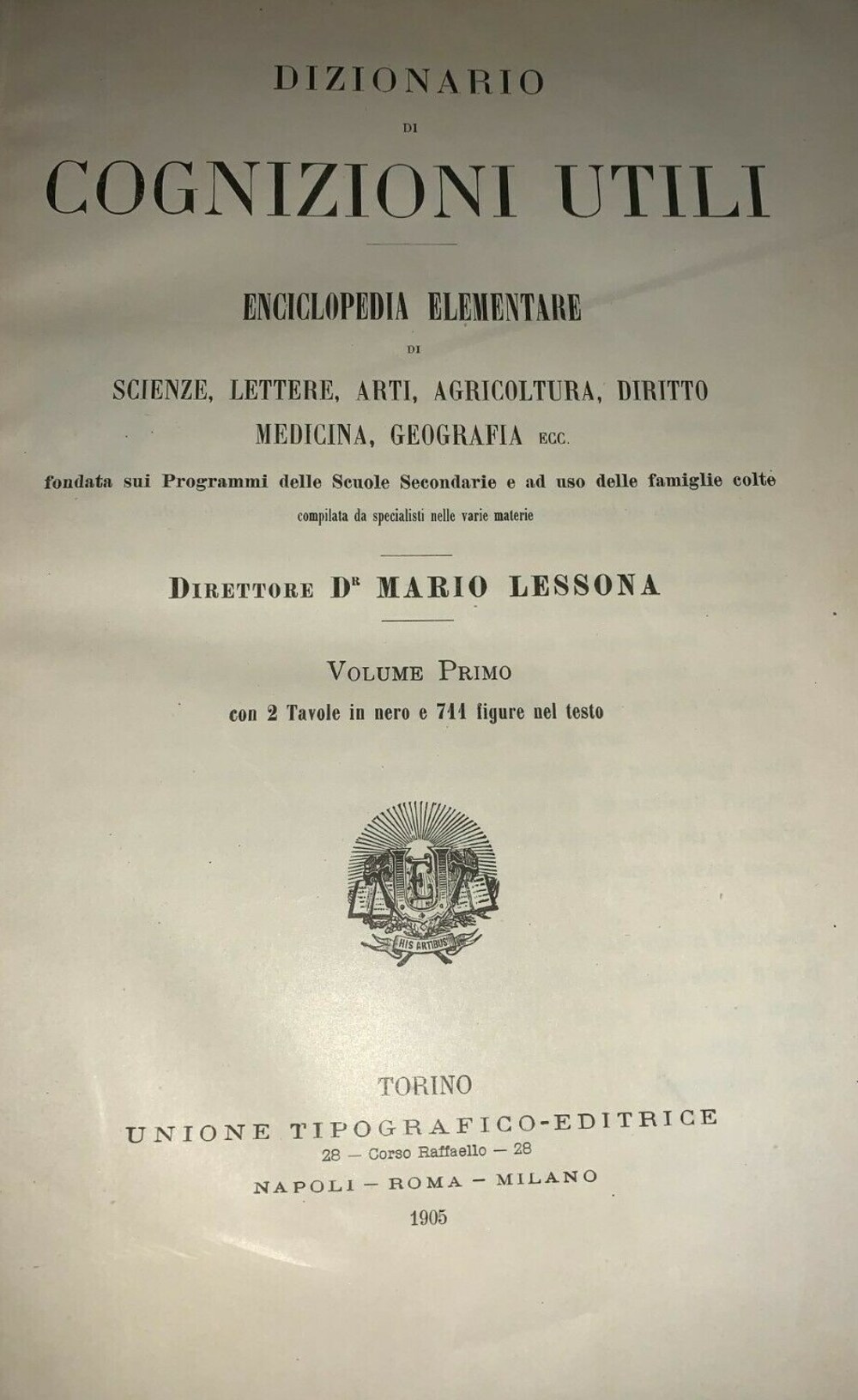 Cover für Dizionario di cognizioni utili