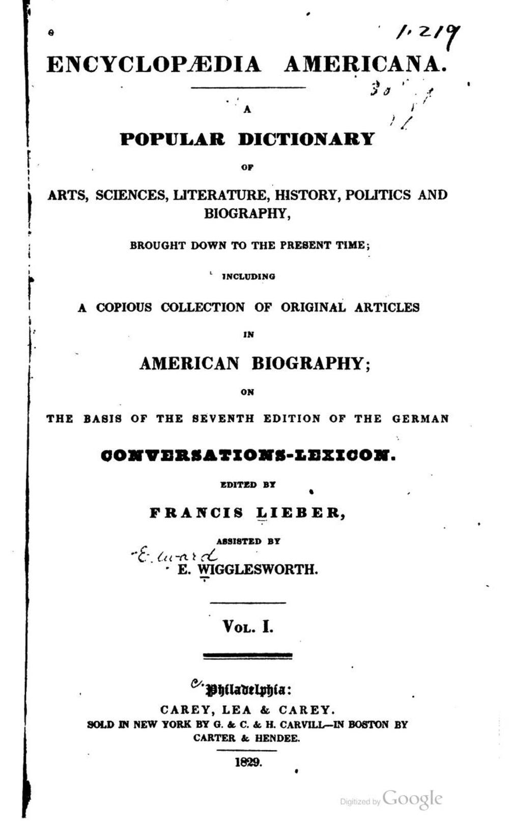 Cover für The Encyclopaedia Americana