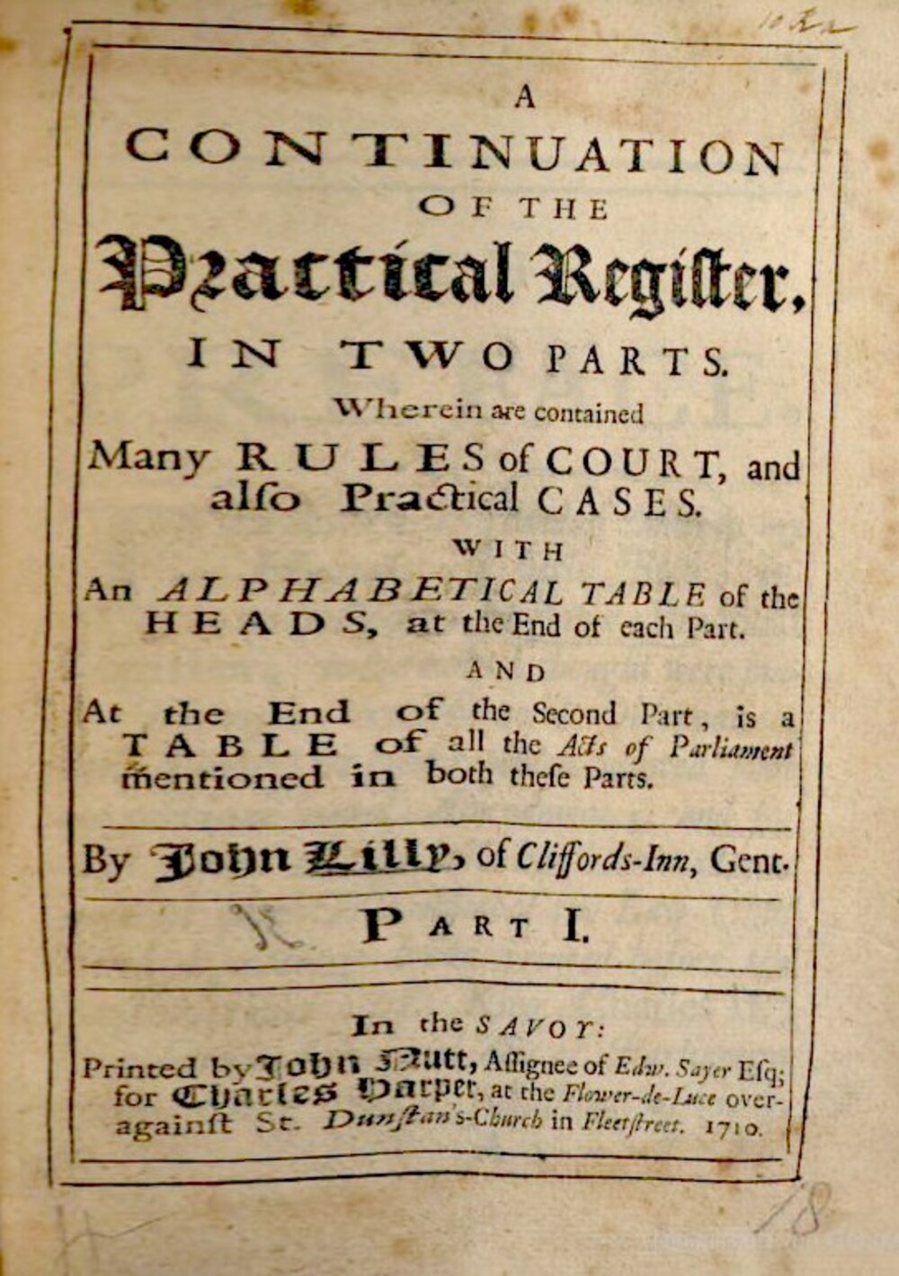 Cover für A continuation of the practical register