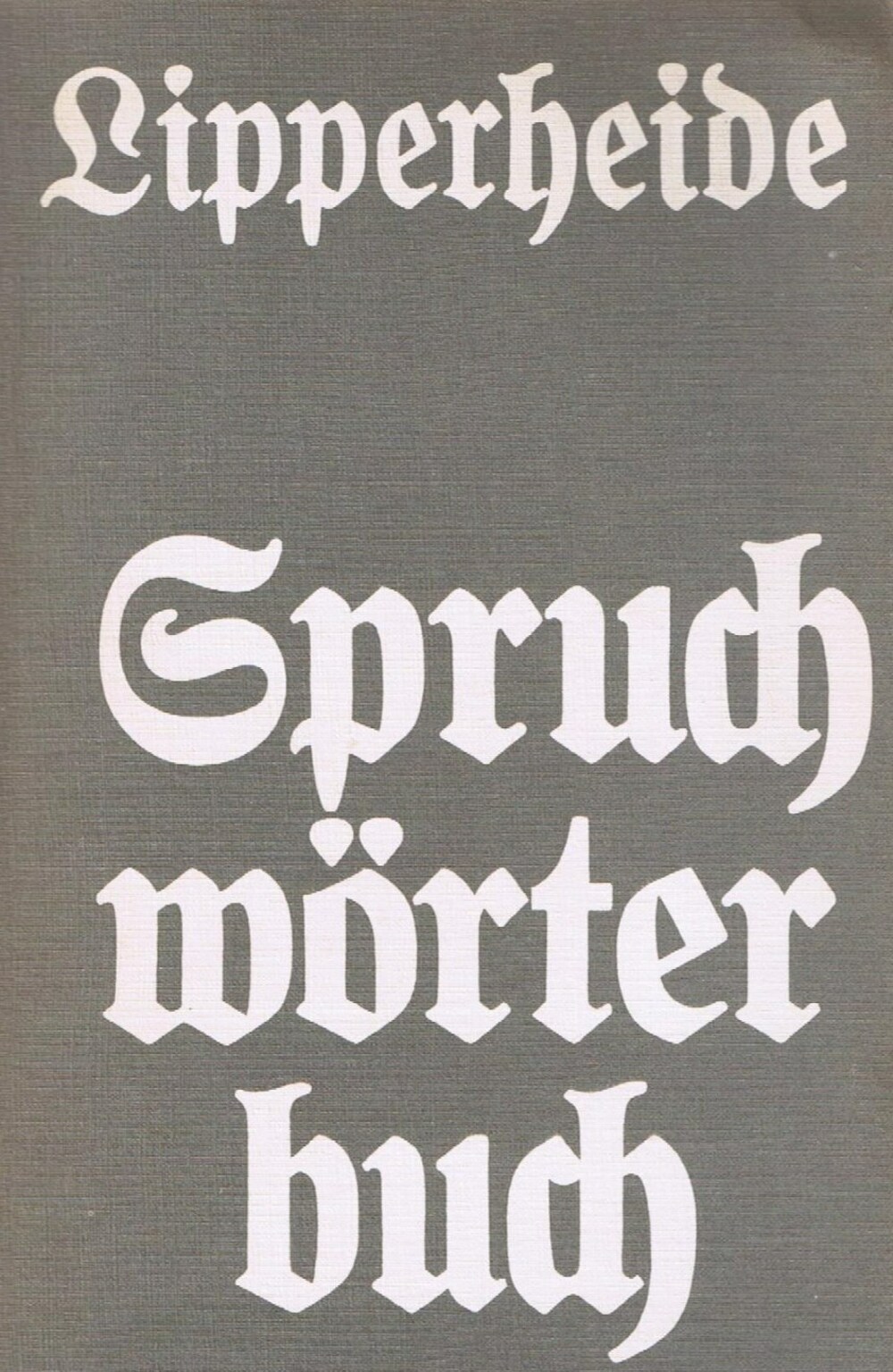Cover für Spruchwörterbuch