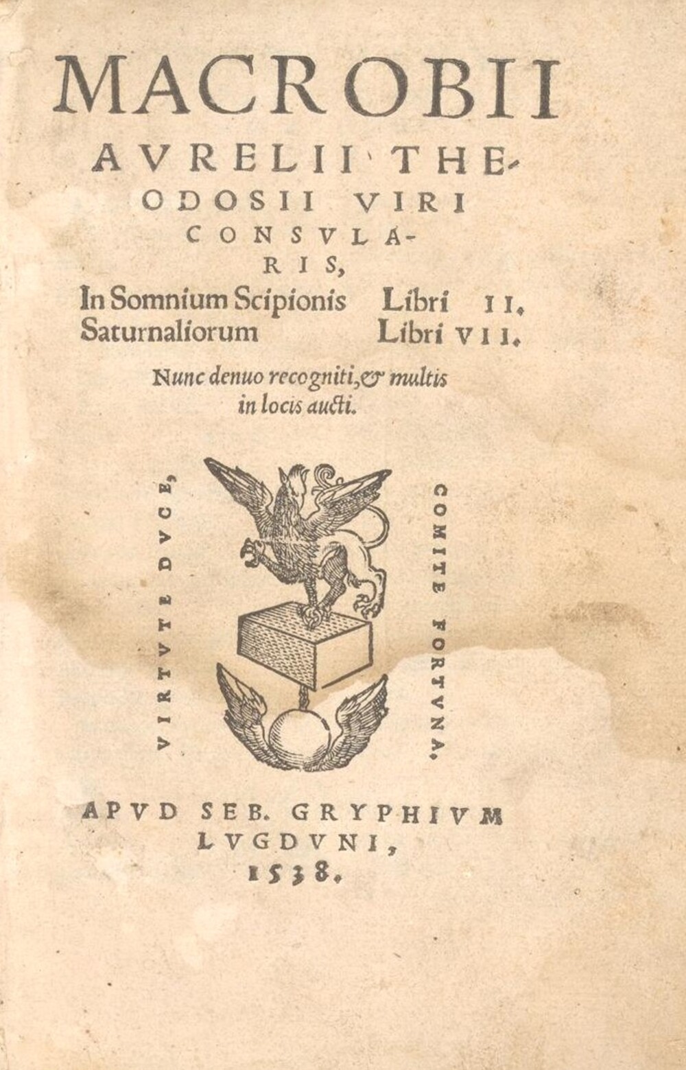 Cover für Diei Saturnaliorum