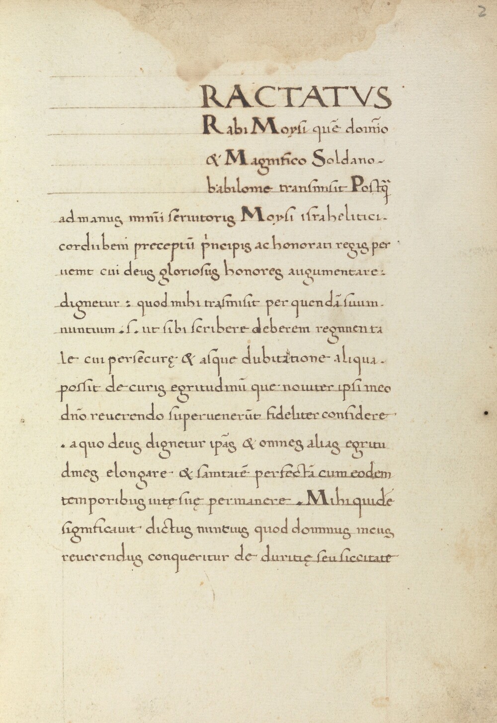 Cover für De regimine sanitatis