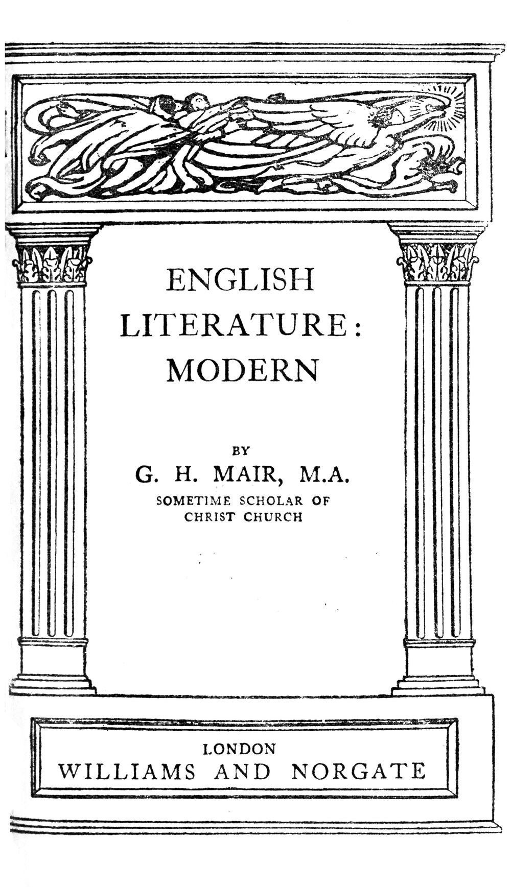 Cover für English literature