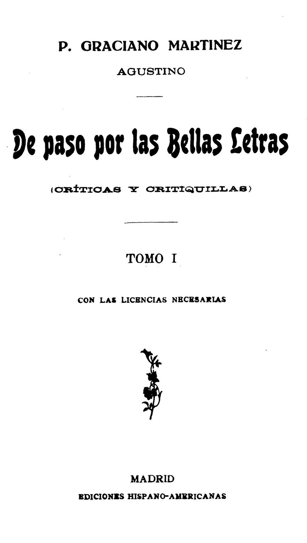 Cover für De paso por las bellas letras