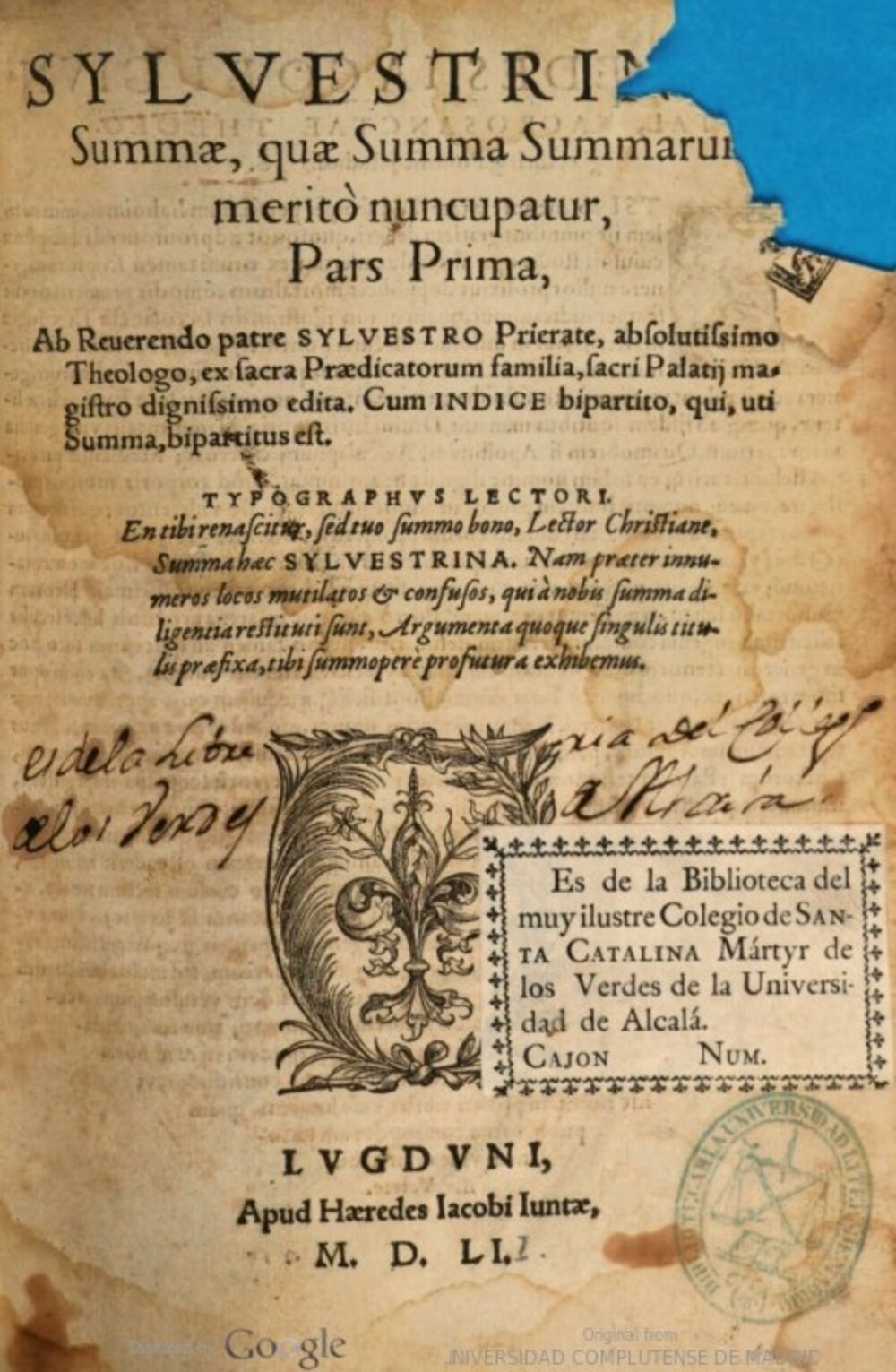 Cover für Sylvestrinae summae