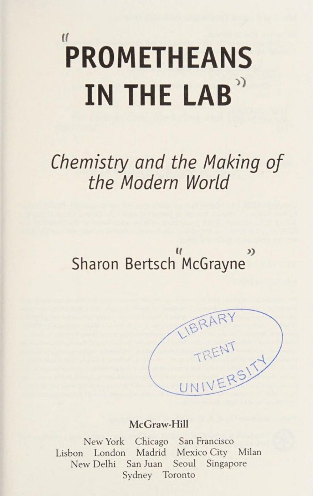 Cover für Prometheans in the lab