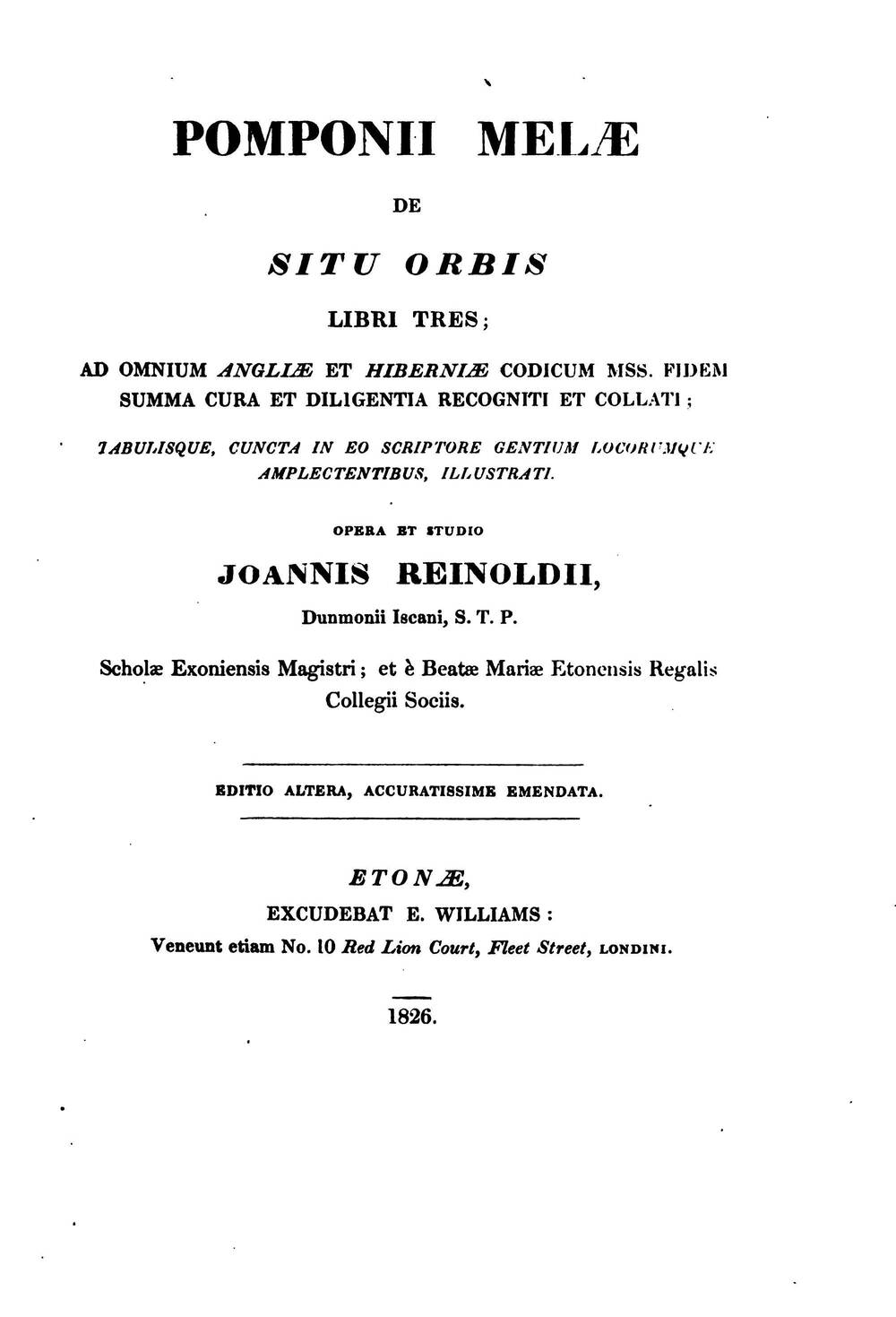 Cover für De situ orbis, libri tres