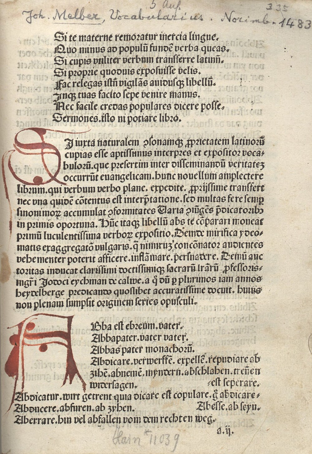 Cover für Vocabularius praedicantium
