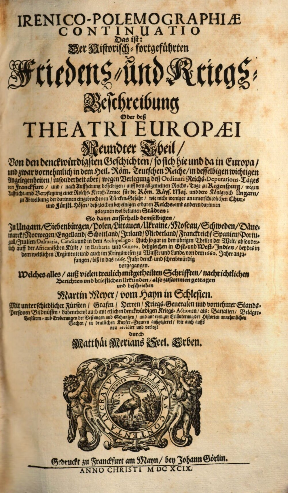 Cover für Irenico-Polemographiae Continuatio