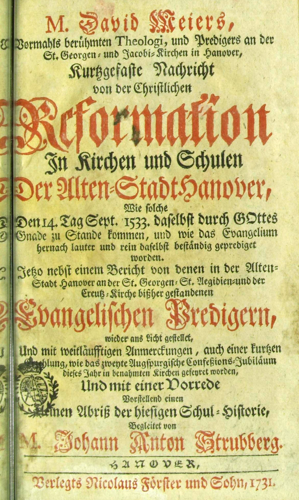 Cover für Kurtzgefaste Nachricht