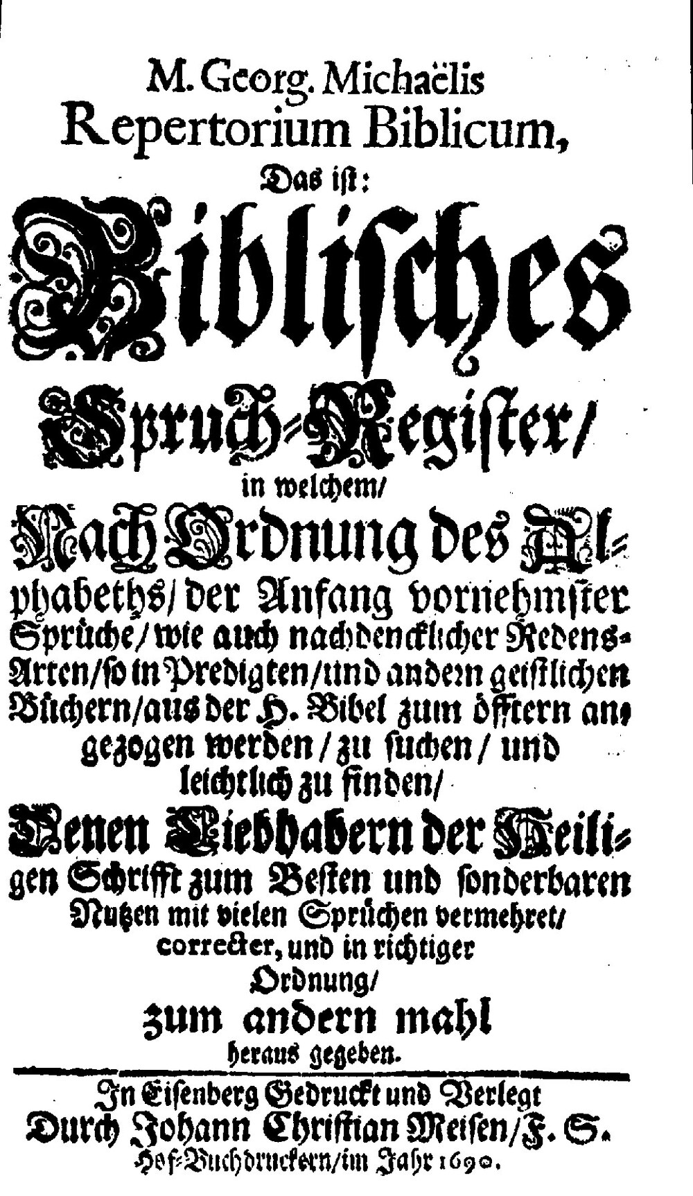 Cover für Repertorium biblicum