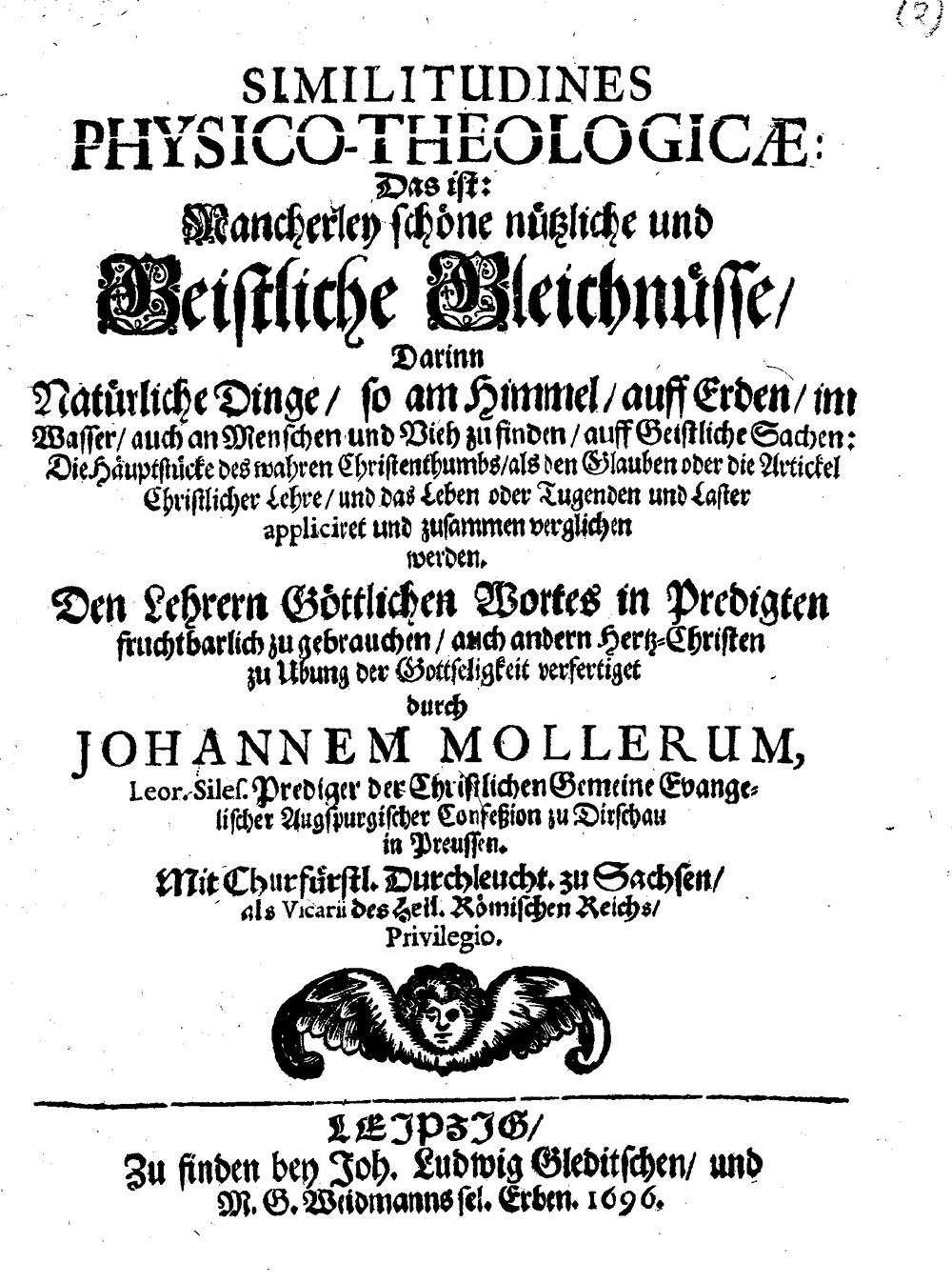 Cover für Similitudines physico-theologicae